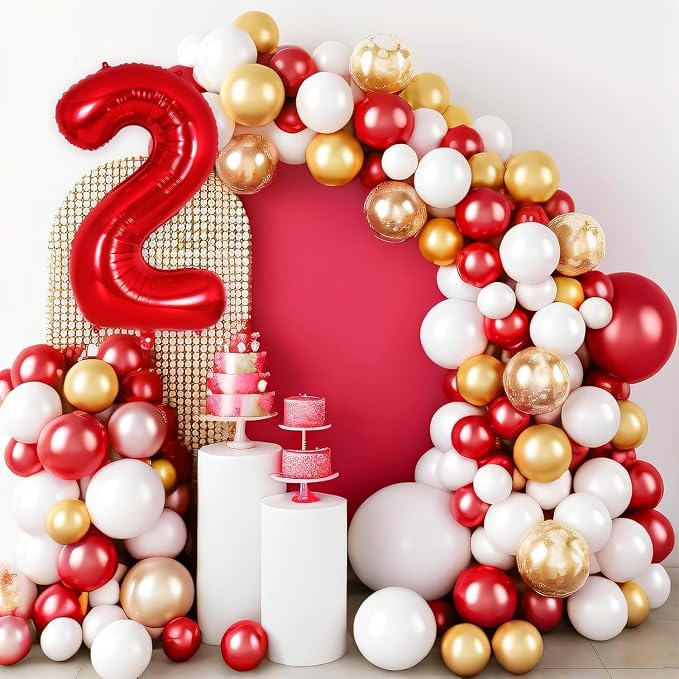 Red Number 20 Balloons, 40 Inch Big Large Foil Number Balloons, Jumbo Giant - Image 6