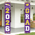 Graduation Decorations 2026 Porch Banner, Graduation Banner Class of 2026 by LINHAXM
