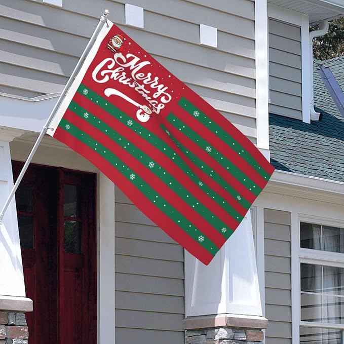 Custom Christmas Flag 3x5 Ft Outdoor, Personalize Print Your Own Text/Photo/Logo - Image 6