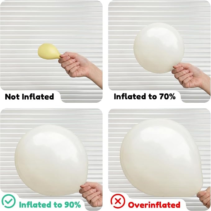 Sand White Balloons, Baby Shower, Anniversary, Graduation, Wedding Decorations - Image 6