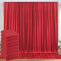 40ft x 10ft Wrinkle Free Red Backdrop Curtains by ENJOYYOURPARTY