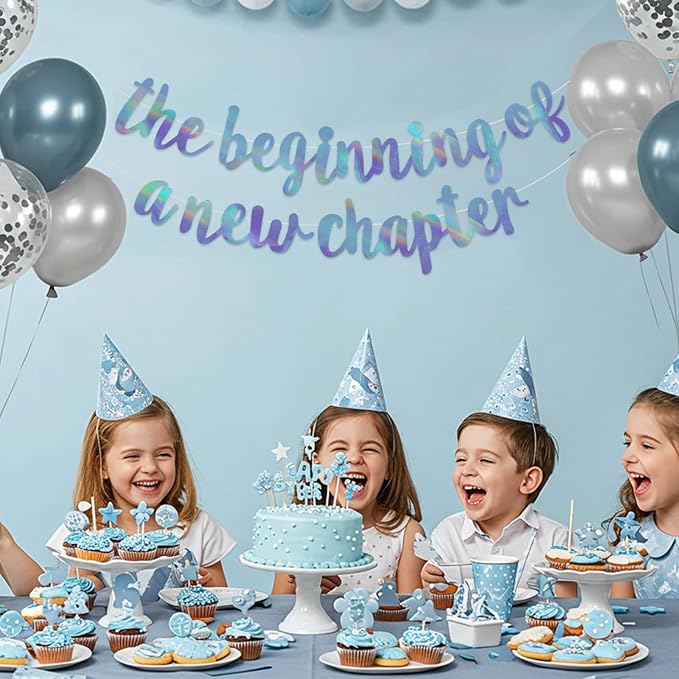 BEISHIDA Rainbow Blue Pre-Strung The Beginning of A New Chapter Banner | - Image 5
