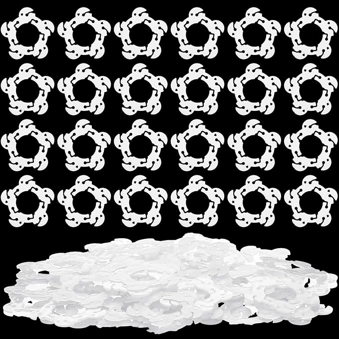 Syhood 200 Pcs Balloon Arch Clips Supplies Ring Flower Holder Supplies | Quick by Syhood