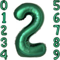 Dark Green Number 2 Balloons Large Emerald Green Number Balloons 40 Inch Jungle by cocodino