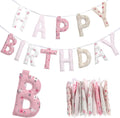 Pre-strung Happy Birthday Banner Sign Reusable Felt Happy Birthday Garland by Unknown