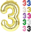 Champagne Gold Number 3 Balloon 40 Inch by IWERP