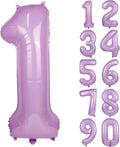 40" Macaron Purple 1 Number Balloons Helium Foil Mylar Balloon Digit 1 | by Exquisitehighqualitypartydecorationstomeetyoureveryneed%EF%BC%81