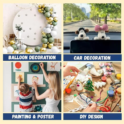 175pcs Double Sided Sticky Dots – Easy to Peel Sticky Dots, and DIY Projects - Image 4