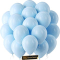 Pro Duralatex Pastel Blue Extra-Thick Balloons 120 Pack 10 inch | Light Blue by Bezente