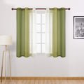 DWCN Ombre Short Sheer Curtains by DWCN