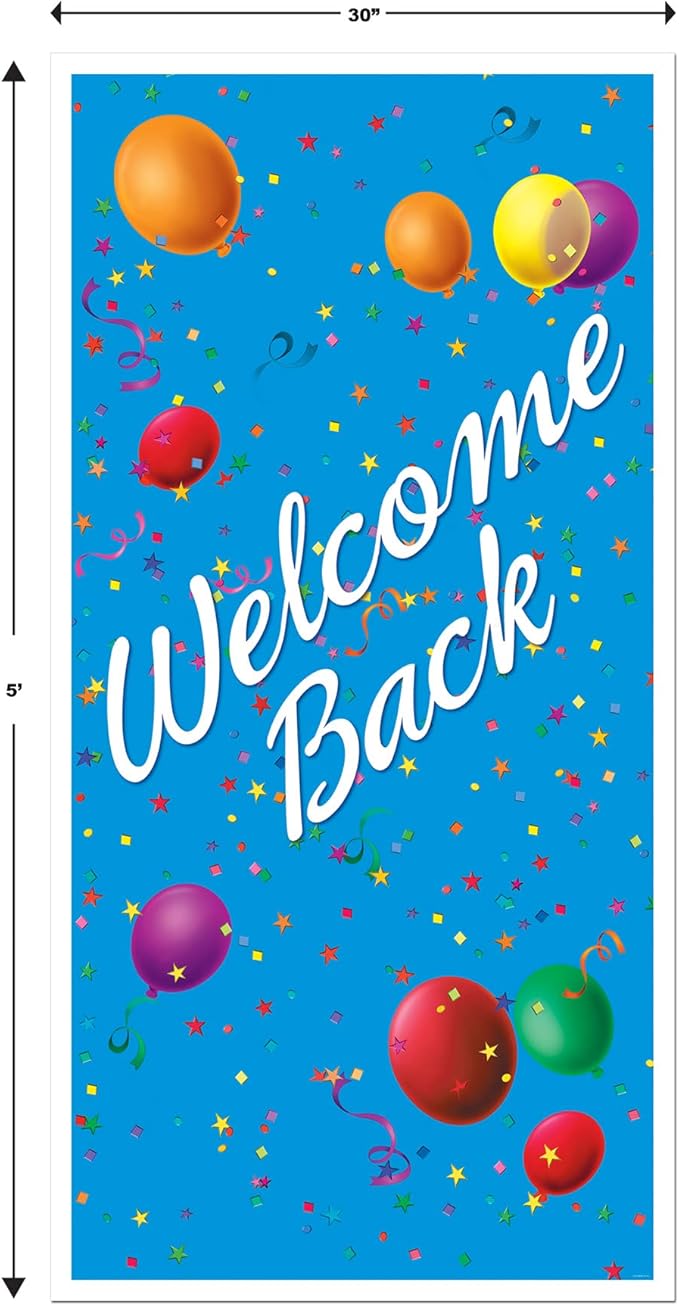 Welcome Back Door Cover Party Accessory - Image 2