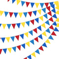 Outus 6 Pack 72 Flags/8.2 ft Rainbow Pennant Banner by Outus