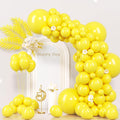 Voircoloria 130pcs Yellow Balloons Garland Arch Kit, 18 12 10 5 Inch | by Voircoloria