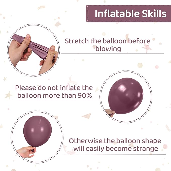 Boho Rainbow Balloons, 12inch Assorted Colors Balloon Slate Dusty Blue Mustard - Image 3