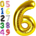 Number Balloons 40 Inch Gold 5 Balloon by Argthjy