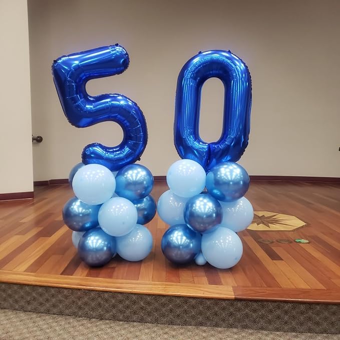 9 Number Balloons Cream 40 Inch Foil Balloon - Image 2