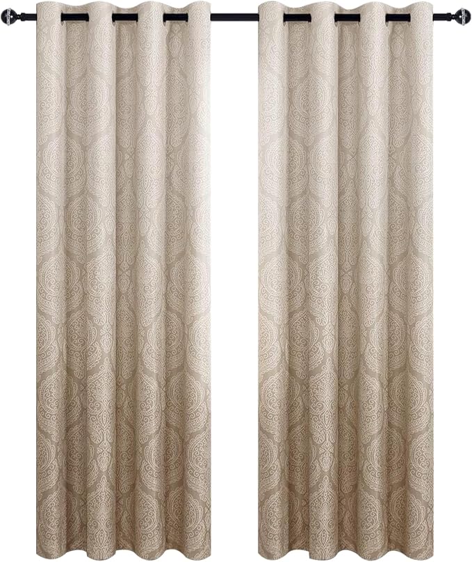 DWCN Ombre Blackout Curtains for Bedroom - Image 9