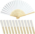 12 pack Elegant Celebration Premium Paper Hand Fans by Unknown