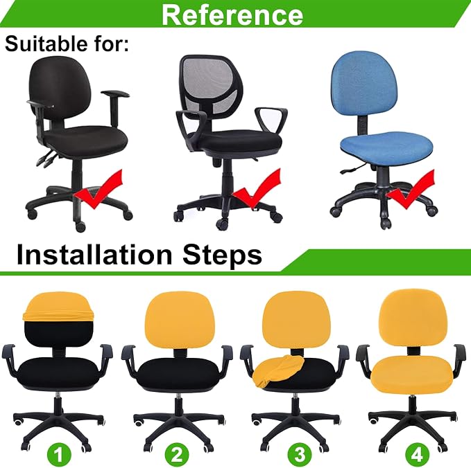 Smiry Office Computer Chair Covers - Image 6