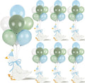 12 Sets One Silly Goose 1st Birthday Decoration Goose Balloon Stand Kit Baby by Unknown
