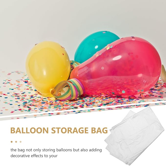 PartyKindom 5pcs Large Capacity Balloon Storage Bags - Image 3