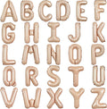 TONIFUL Caramel Letter Balloons 2 Set 16 Inch A-Z Custom Alphabet Banner | 52 by TONIFUL