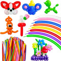 100Pcs Color 260 Balloons, Long Balloon by HYKJNBW