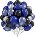 Blue and Black Balloons by Vicduotex