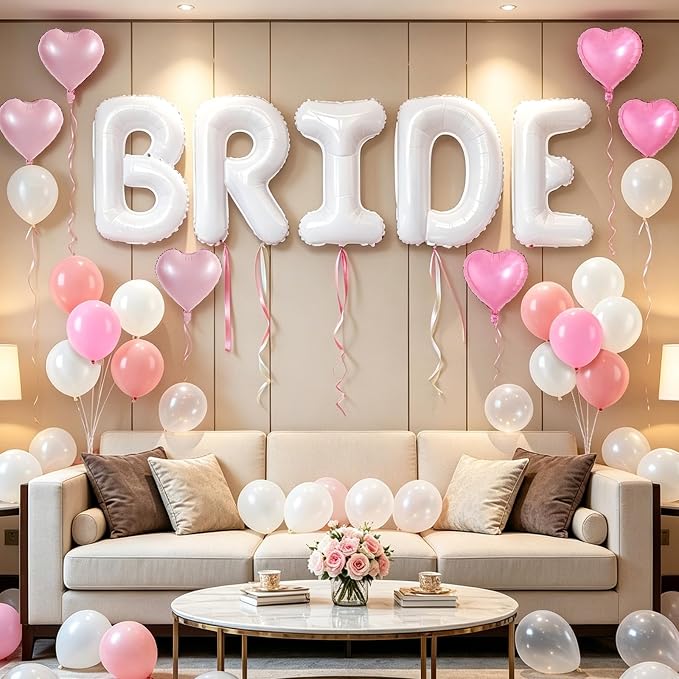 TONIFUL 40 Inch Giant Bride Balloon Bachelorette Party Decorations - Image 5