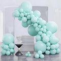 PartyWoo Teal Balloons 140pcs Turquoise Latex Balloons Different Sizes | 18 12 by PartyWoo