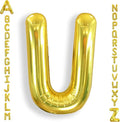 AULE 40 Inch Gold U Balloon Letter Foil A-Z Birthday Big Alphabet | Birthday by AULE