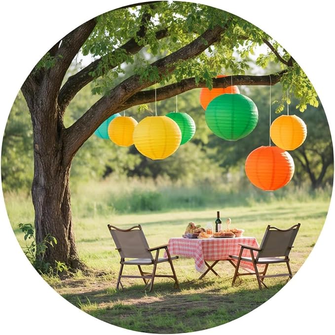 Colorful Chinese Paper Lanterns - Image 2