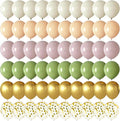 Pink and Green Balloons 12 Inch 60 Pcs Sage Green Dusty Pink Sand White by Searchbyoccasioncolorsize