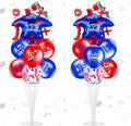 Jenaai Red and Blue 27 Pcs 2026 Graduation Balloon Centerpiece by Jenaai