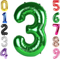 40 Inch Green Number 3 Balloon Birthday Party Decorations by Hadoife