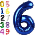 Numbers 5 Balloon 40Inch Navy Blue Balloons by Argthjy