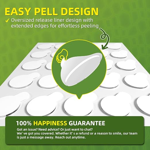 Double Sided Tape Sticky Dot Stickers 100PCS, Removable Sticky Putty No Trace - Image 3
