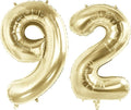 Number 92 Balloons for 92nd Birthday Party Decorations, 40 Inch 0-100 by Joycard