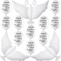 Dove Memorial Balloons to Release in Sky, Biodegradable Funeral Balloons by Jishi