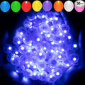 Aogist 50pcs Blue Balloon Lights, Long Standby Time Waterproof Mini Light by Aogist