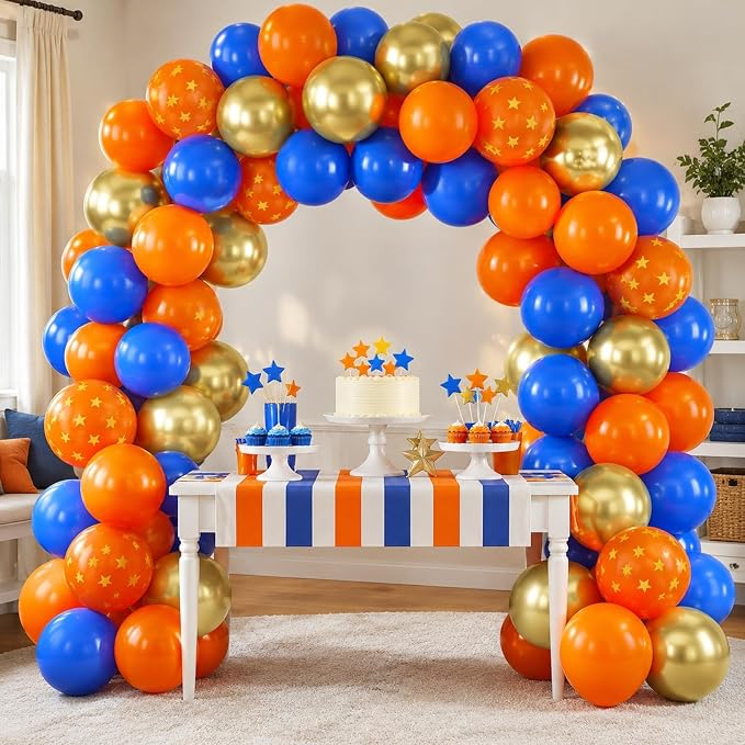 Orange and Blue Balloons - Image 5