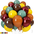 Safari Balloons, Burnt Orange Terracotta Mustard Yellow Burgundy Sage Green by Isndare