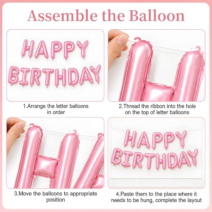 Dusty Pink Number 13 Balloon, 13th Birthday Decorations - Image 3