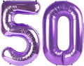 50 Balloon Number 40 Inch Purple Balloons by Mluchee