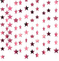 Patelai 130 ft Star Garland Banner Decor, Rose Pink by Patelai