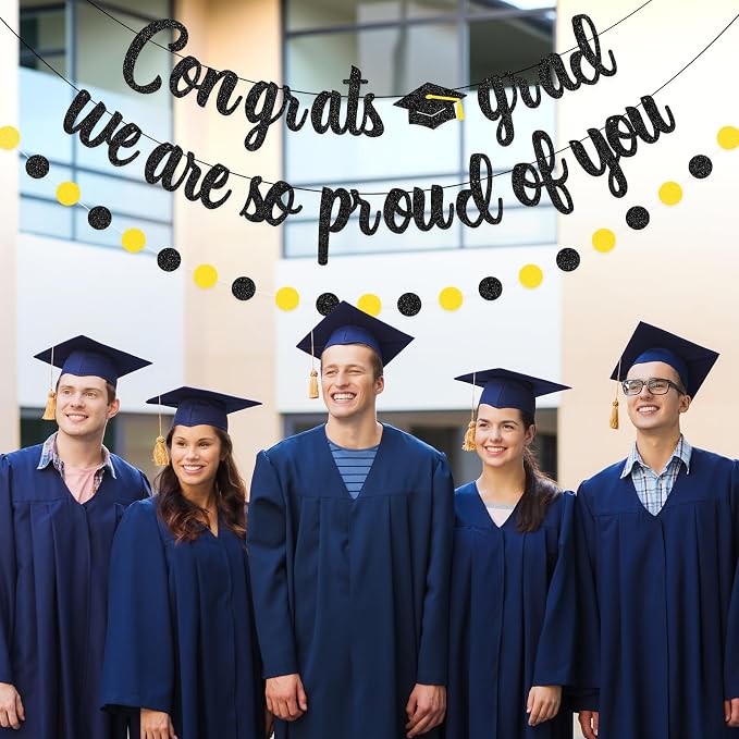 Congrats Decorations – Graduation Party Banner Set - Image 4