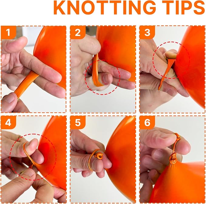 PartyWoo Orange Balloons 20pcs Fall Latex Helium Balloons 18 Inch | Birthday - Image 3