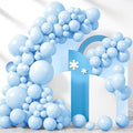 200 Pieces Light Blue Balloons Different Sizes Pastel Blue Balloons Garland by BHUCUTU