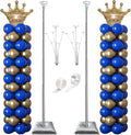 Decojoy Balloon Column Stand Kit Set of 2, 2IN1 Balloons Holder Sets Ballon by Decojoy