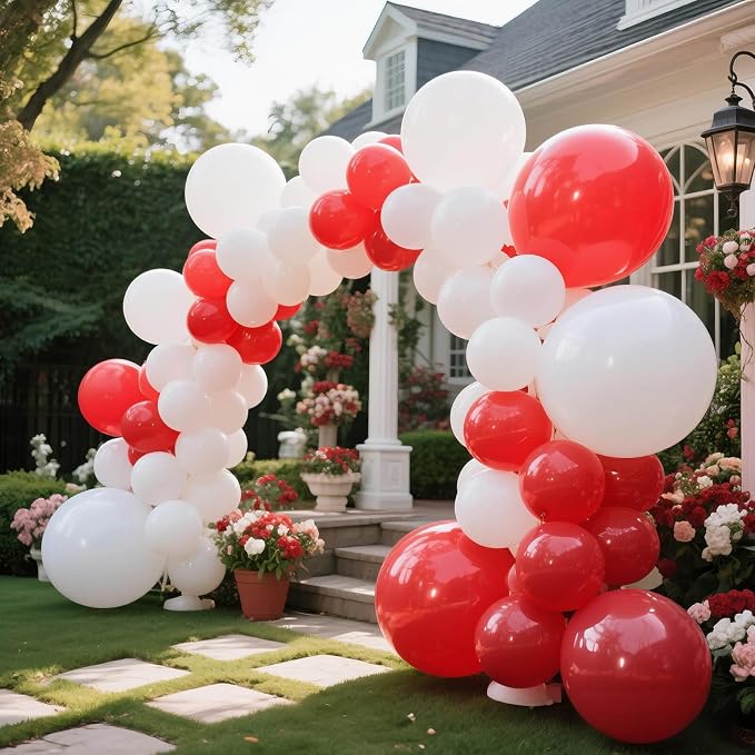 32Pcs White Big Balloons 18 Inch, Round Large Latex Party Balloons - Image 4